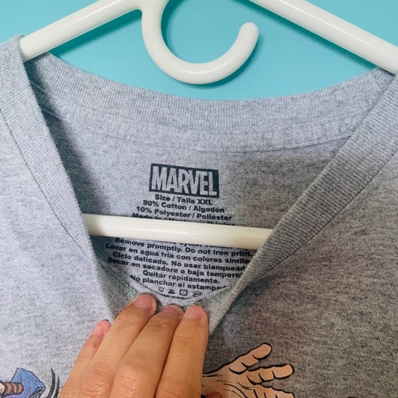 Marvel Heroes Characters Tee Thor Spider-Man The Hulk Size XXL - Picture 4 of 4